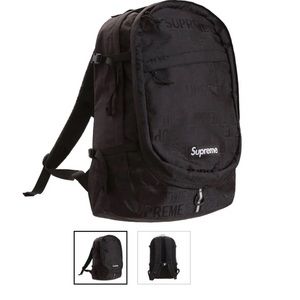 Black SS19 Supreme Backpack